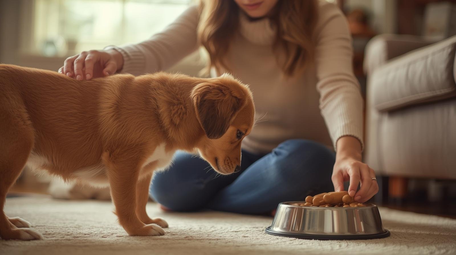 Perro que no quiere comer