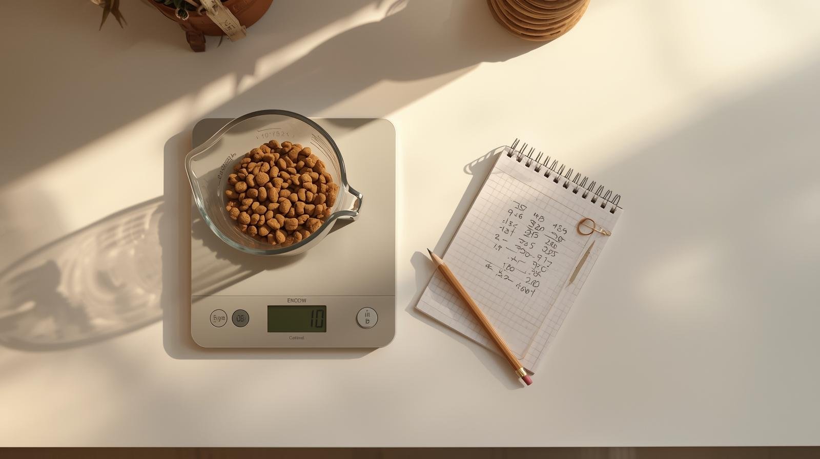 Calculando porción correcta para perro