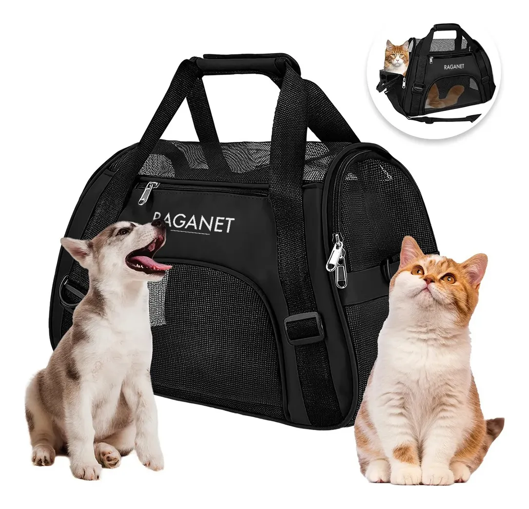 Transportadora plegable para cachorro